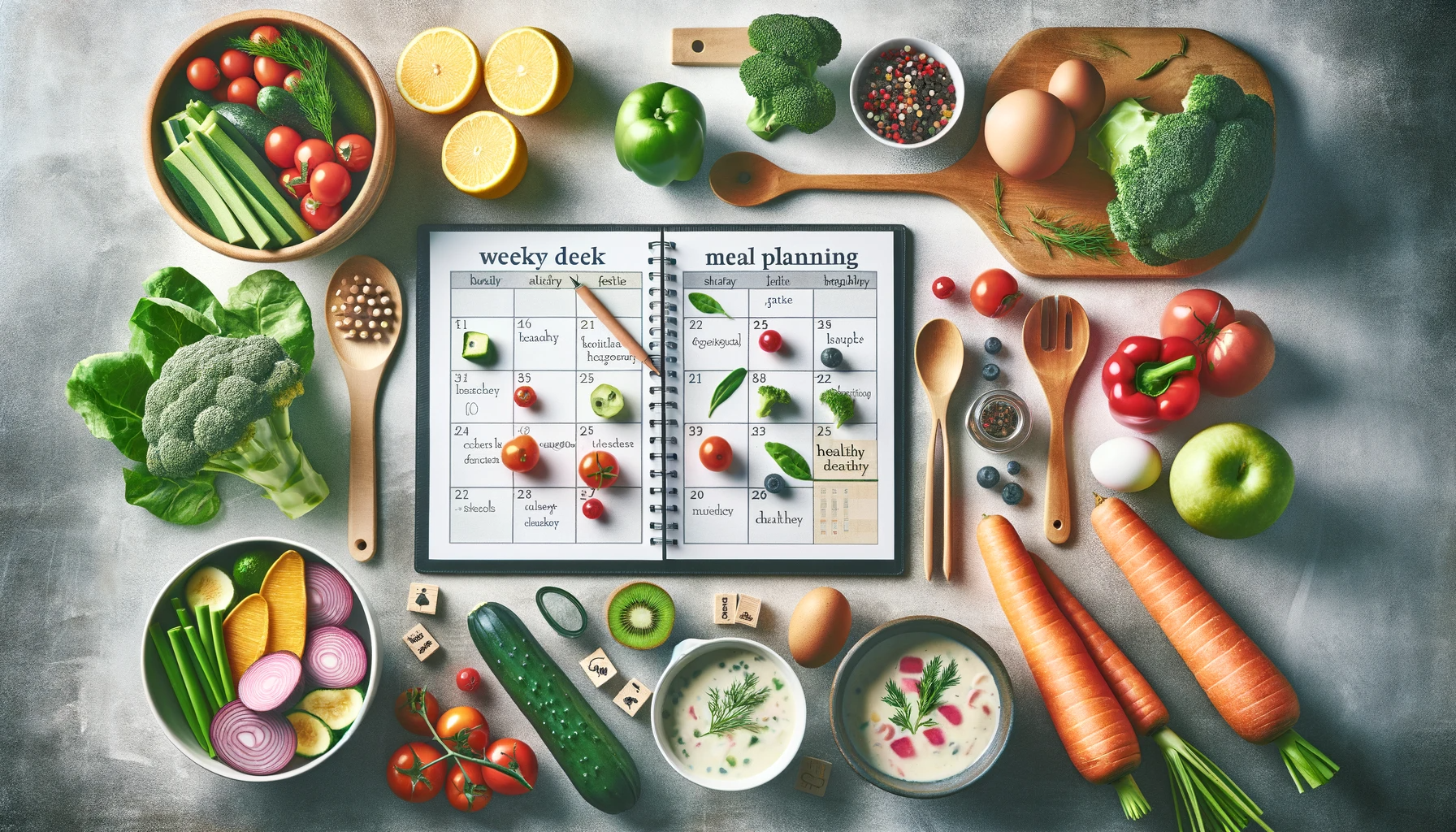Descubre estrategias y consejos para planificar tus comidas semanales y mantener una dieta equilibrada, incluyendo preparación de alimentos y elección de ingredientes saludables.